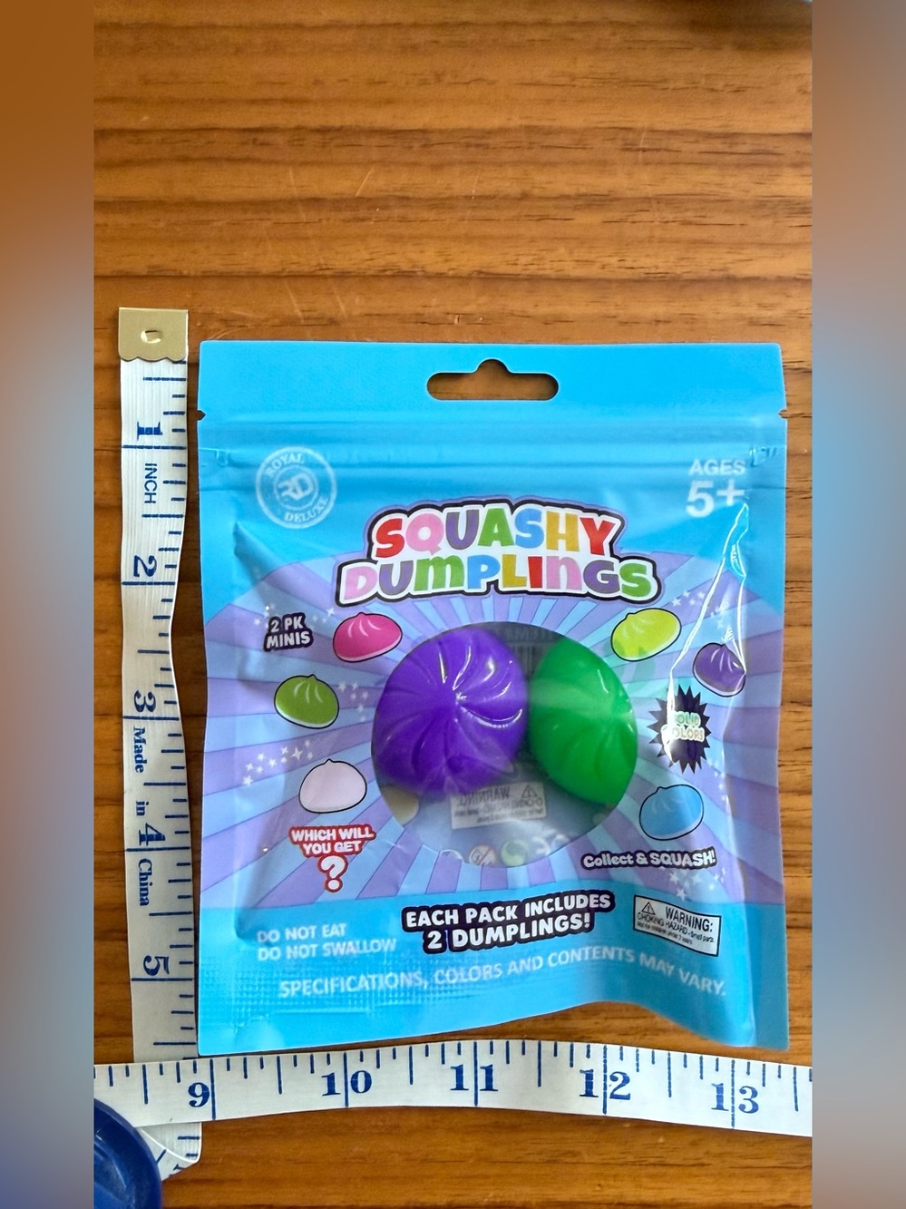 Squashy Dumplings 2-Pack Purple & Green